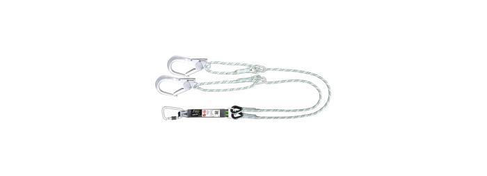 Longe antichute Y CURIOSITY réglable 2m max - KRATOS SAFETY
