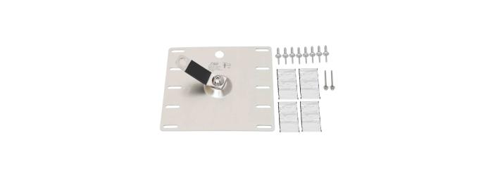 KORI - Platine d'ancrage avec émerillon pour bac acier